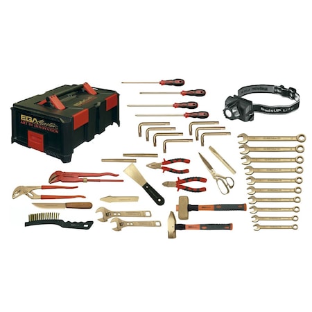 Ega Master UNIVERSAL SET 38 PCS. NON SPARKING Al-Bron 74899